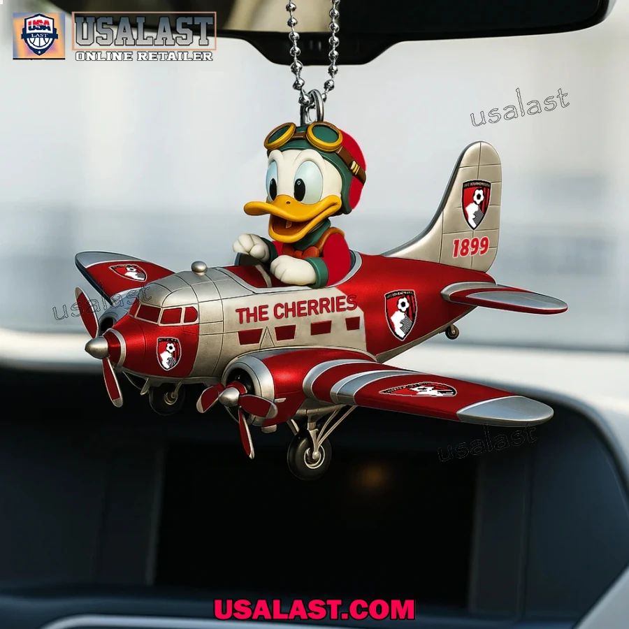 AFC Bournemouth x Donald Duck Christmas Hanging - Adult & Kids T-Shirts, Sweatshirts & Hoodies apparel design preview 1