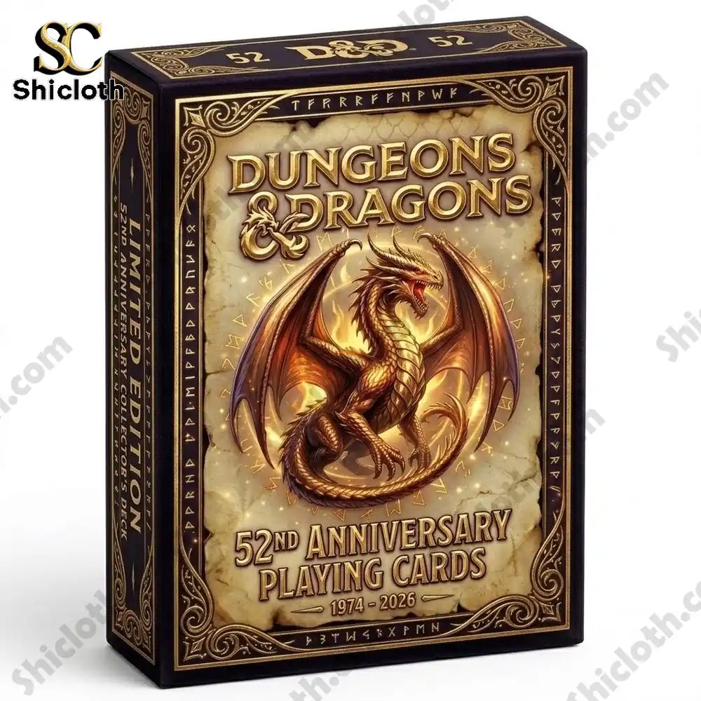 Dungeons Dragons 52nd Anniversary Commemorative - Adult & Kids T-Shirts, Sweatshirts & Hoodies apparel design preview 1