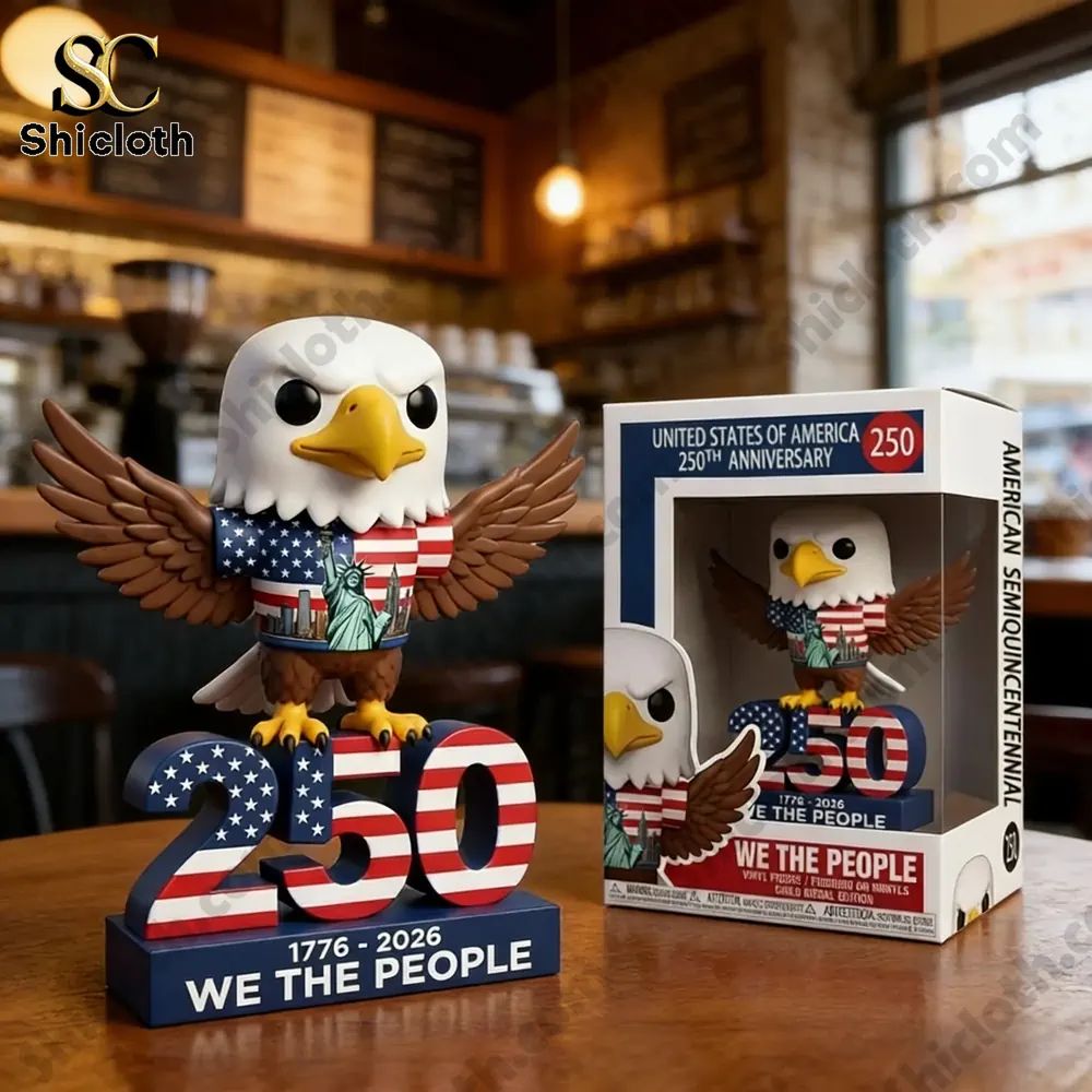 We The People 250th Anniversary Eagle Pop - Adult & Kids T-Shirts, Sweatshirts & Hoodies apparel design preview 1