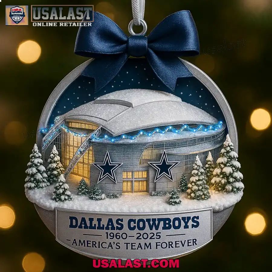 Dallas Cowboys Stadium 2025 Christmas Ornament - Adult & Kids T-Shirts, Sweatshirts & Hoodies apparel design preview 1
