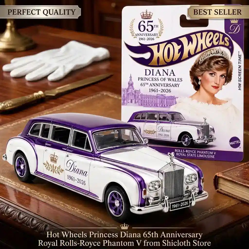 Wheels Princess Diana 65th Anniversary Royal - Adult & Kids T-Shirts, Sweatshirts & Hoodies apparel design preview 1