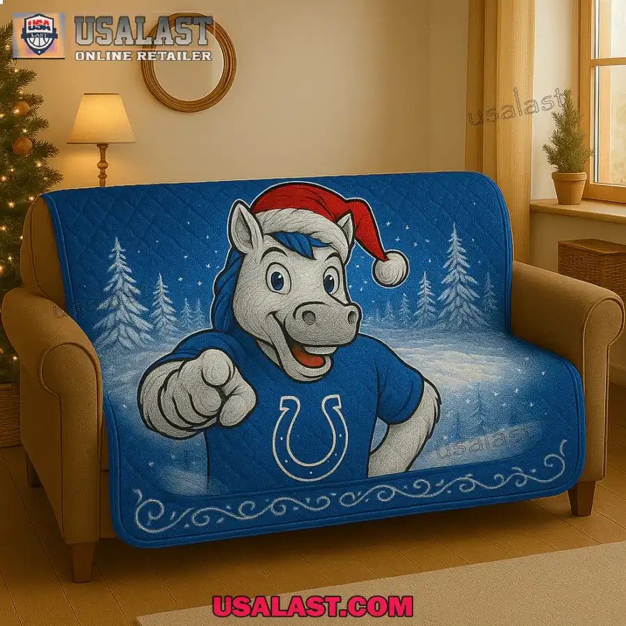 Indianapolis Colts Premium Christmas Fleece Blanket - Adult & Kids T-Shirts, Sweatshirts & Hoodies apparel design preview 1