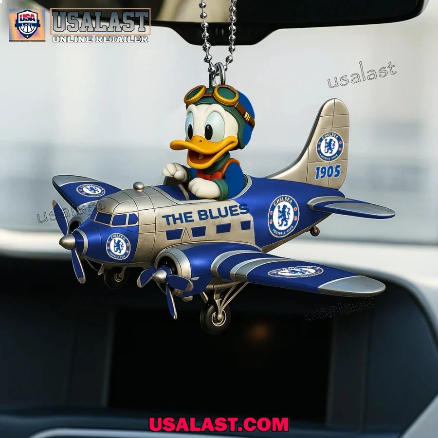 Chelsea x Donald Duck Christmas Hanging Ornament - Adult & Kids T-Shirts, Sweatshirts & Hoodies apparel design preview 1
