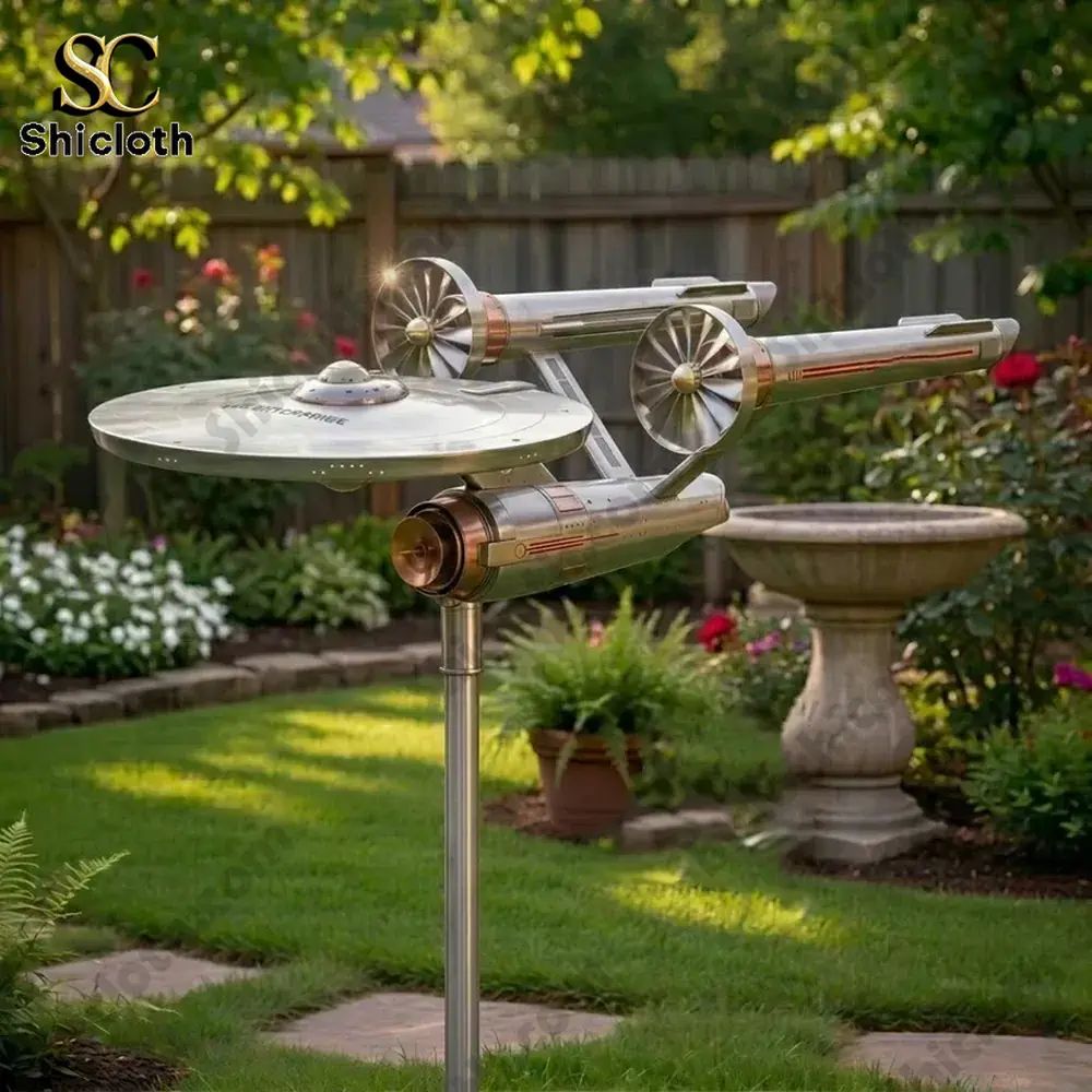 Starship Voyager Interstellar Wind Spinner For Garden - Adult & Kids T-Shirts, Sweatshirts & Hoodies apparel design preview 1