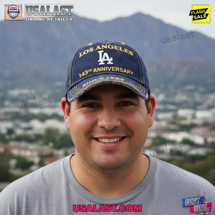 Los Angeles Dodgers 143rd Anniversary 1883-2026 - Adult & Kids T-Shirts, Sweatshirts & Hoodies apparel design preview 1
