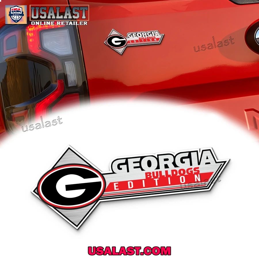 Georgia Bulldogs Edition 3D Car Badge Sticker - Adult & Kids T-Shirts, Sweatshirts & Hoodies apparel design preview 1