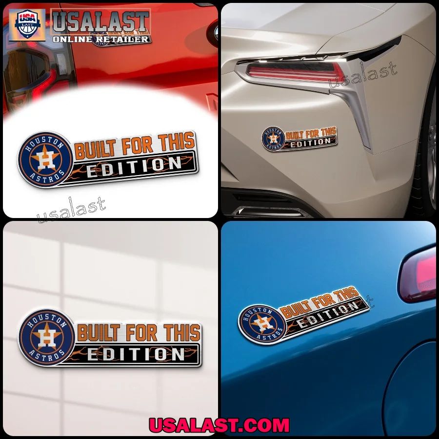 Houston Astros Edition Engraved Car Name Badge - Adult & Kids T-Shirts, Sweatshirts & Hoodies apparel design preview 1
