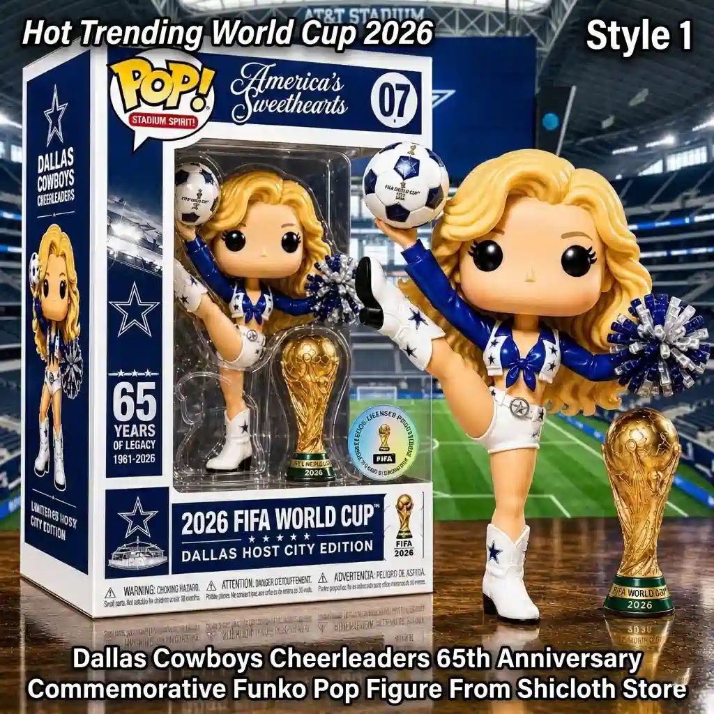 Dallas Cowboys Cheerleaders 65th Anniversary - Adult & Kids T-Shirts, Sweatshirts & Hoodies apparel design preview 1