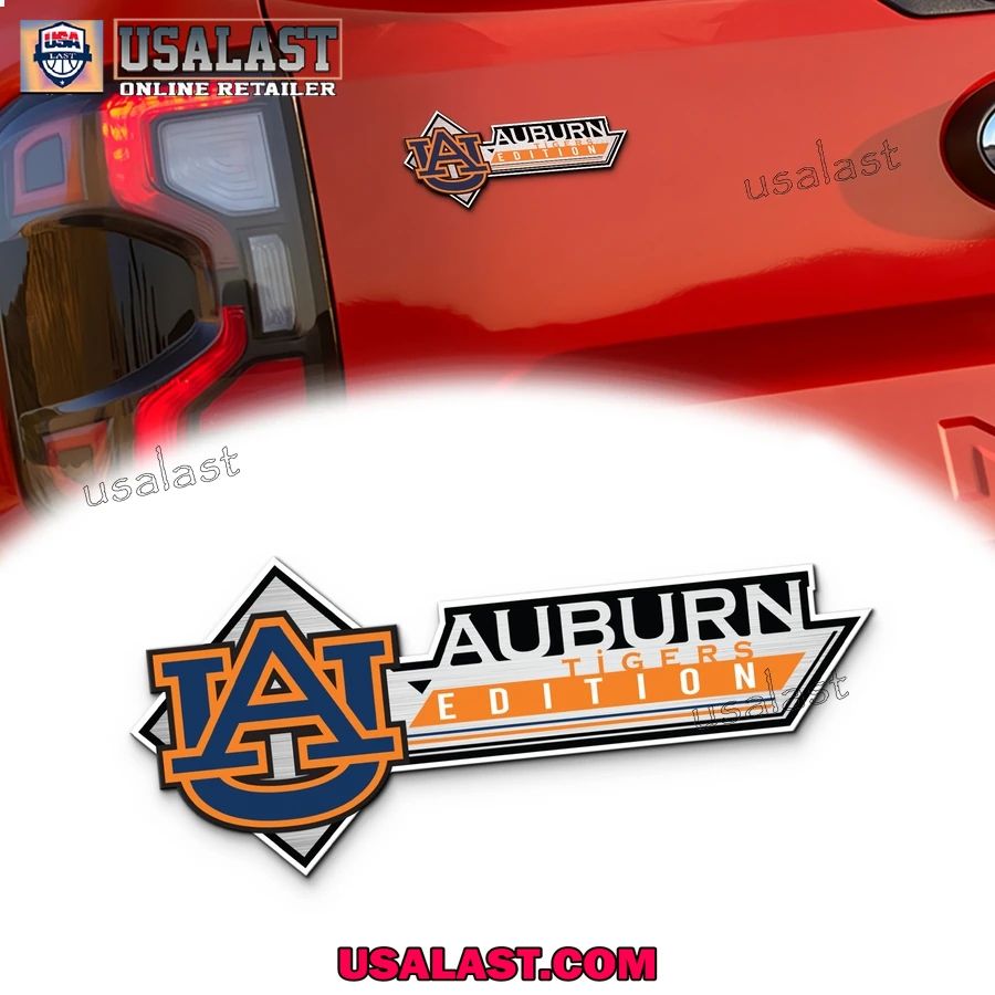 Auburn Tigers Edition 3D Car Badge Sticker - Adult & Kids T-Shirts, Sweatshirts & Hoodies apparel design preview 1
