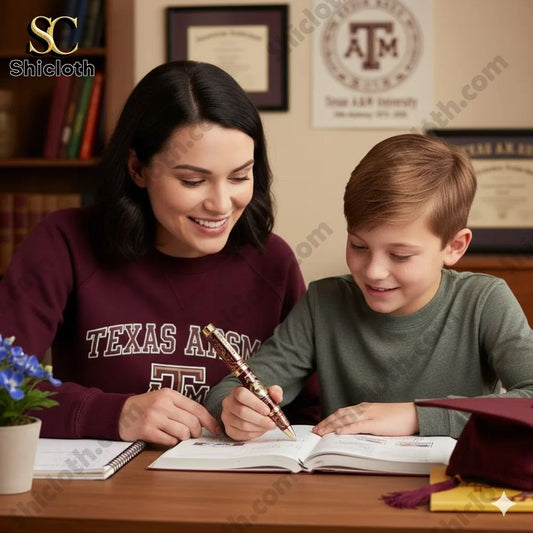 Aggies Forever Texas Atm 150Th Anniversary Pen - Adult & Kids T-Shirts, Sweatshirts & Hoodies apparel design preview 1