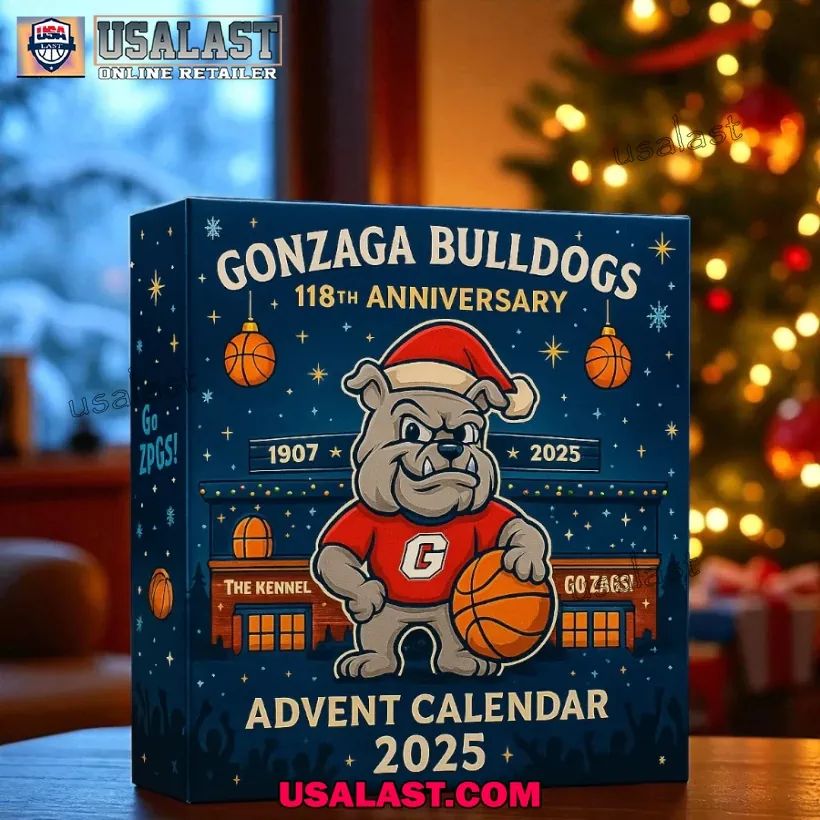 Gonzaga Bulldogs Advent Calendar 2025 - Adult & Kids T-Shirts, Sweatshirts & Hoodies apparel design preview 1