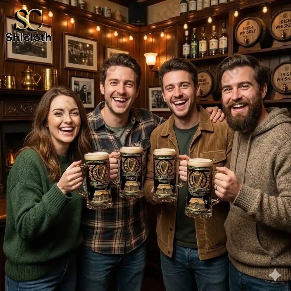 The Irish Pub Traditional Ale Stout Beer Glass - Adult & Kids T-Shirts, Sweatshirts & Hoodies apparel design preview 1