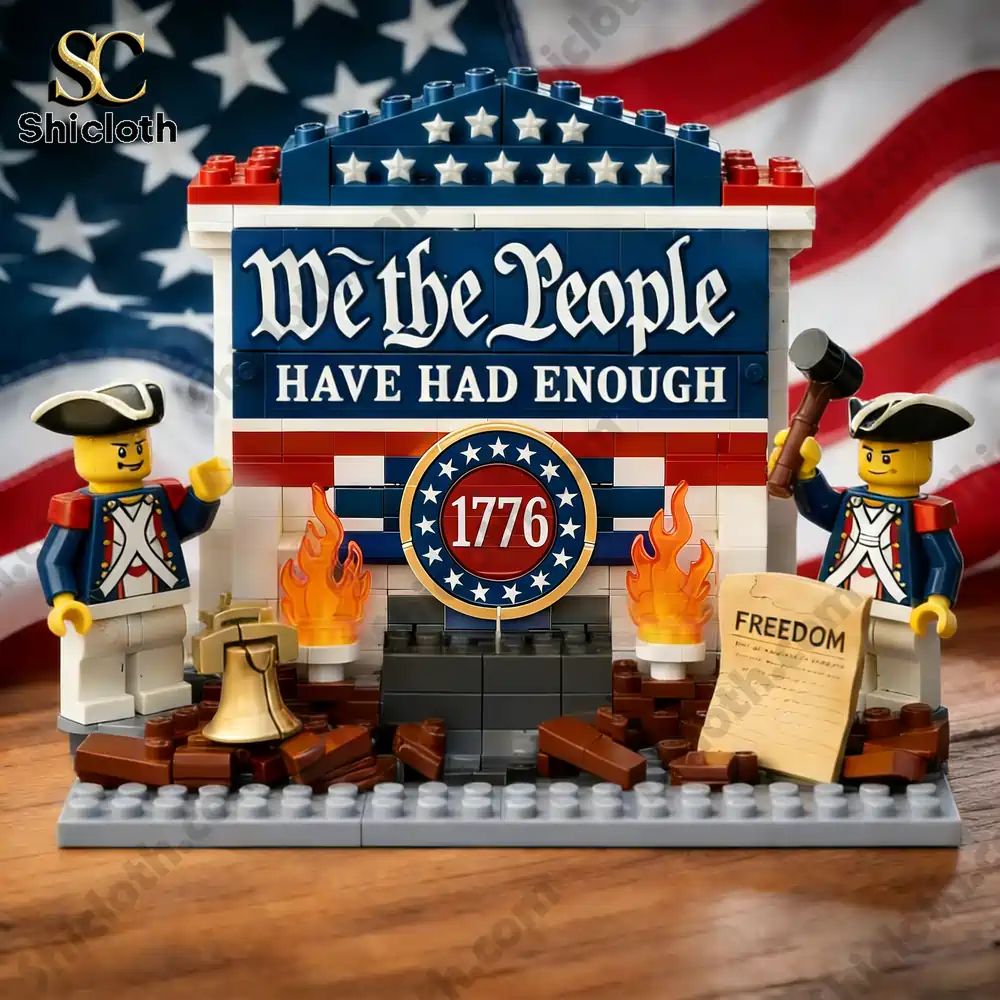 We the People Have Had Enough 1776 Commemorative - Adult & Kids T-Shirts, Sweatshirts & Hoodies apparel design preview 1
