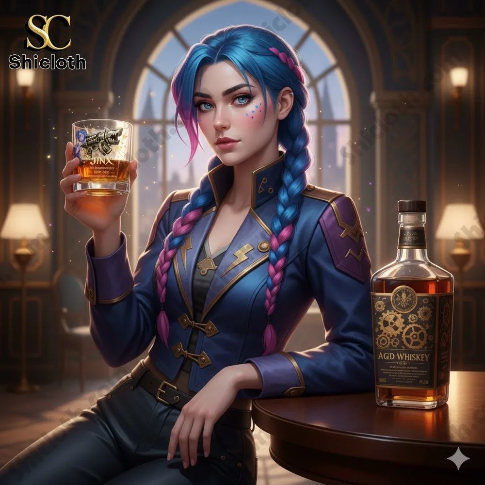 League of Legends Jinx 17th Anniversary Commemorative - Adult & Kids T-Shirts, Sweatshirts & Hoodies apparel design preview 1
