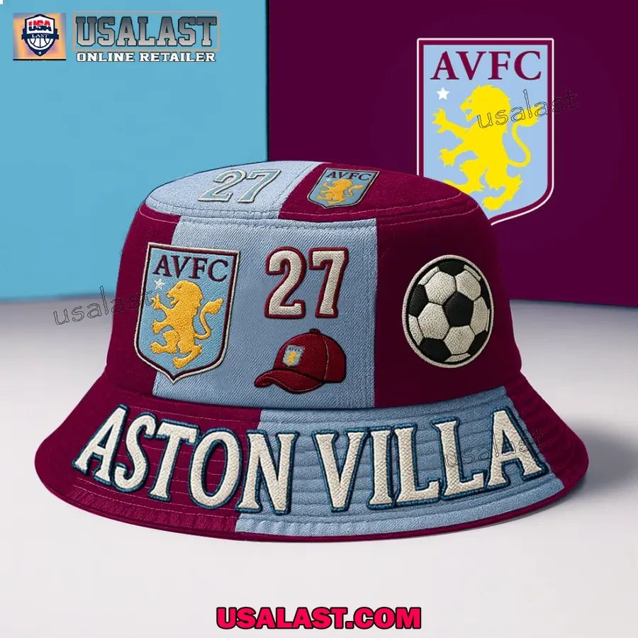 Personalized Aston Villa FC Bucket Hat - Adult & Kids T-Shirts, Sweatshirts & Hoodies apparel design preview 1