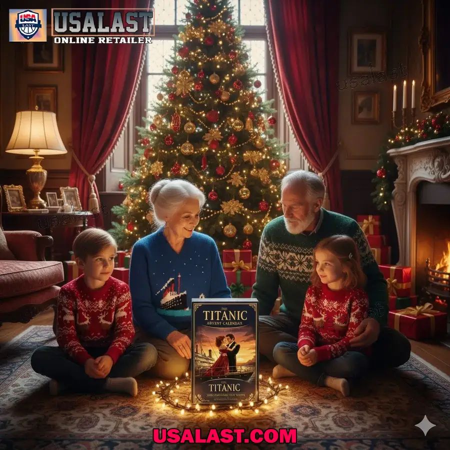 The Titanic 2025 Christmas Advent Calendar - Adult & Kids T-Shirts, Sweatshirts & Hoodies apparel design preview 1