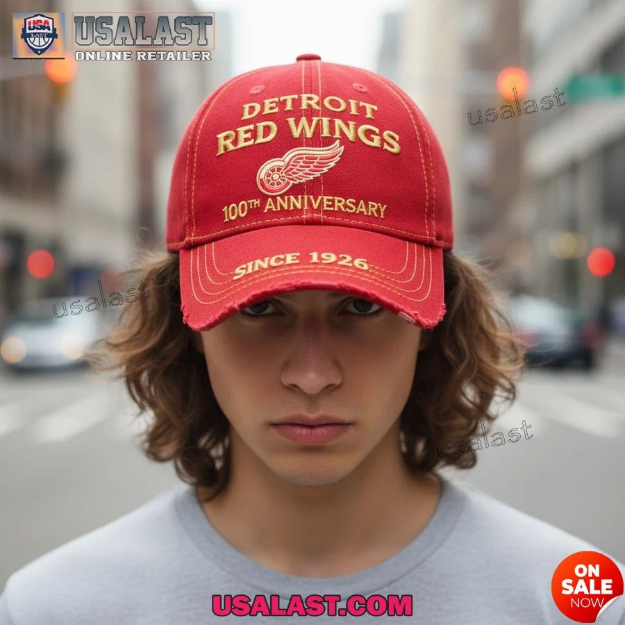 Detroit Red Wings 100th Anniversary 1926-2026 Classic - Adult & Kids T-Shirts, Sweatshirts & Hoodies apparel design preview 1