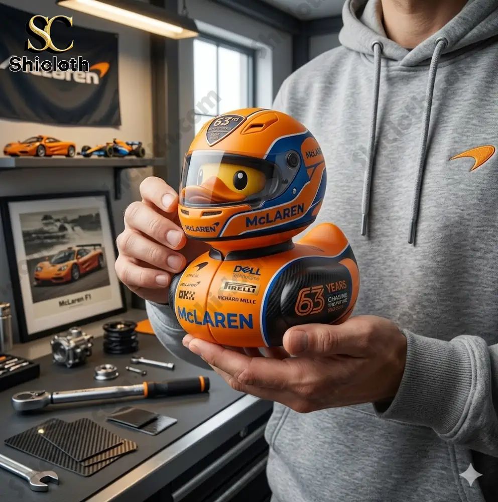 Mclaren 63rd Anniversary Collector Duck - Adult & Kids T-Shirts, Sweatshirts & Hoodies apparel design preview 1