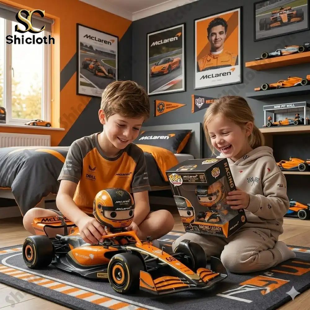 McLaren 60th Anniversary Racing Legacy Funko Pop! - Adult & Kids T-Shirts, Sweatshirts & Hoodies apparel design preview 1