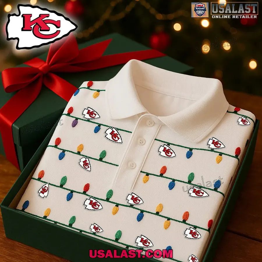 Kansas City Chiefs Premium Christmas Polo - Adult & Kids T-Shirts, Sweatshirts & Hoodies apparel design preview 1