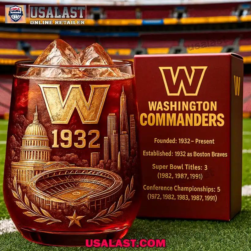 Washington Commanders 93th Anniversary Wine Glass - Adult & Kids T-Shirts, Sweatshirts & Hoodies apparel design preview 1