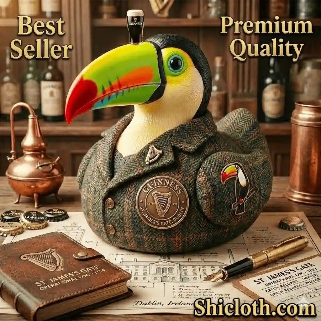 Guinness The Toucan's Toast Commemorative Duck - Adult & Kids T-Shirts, Sweatshirts & Hoodies apparel design preview 1