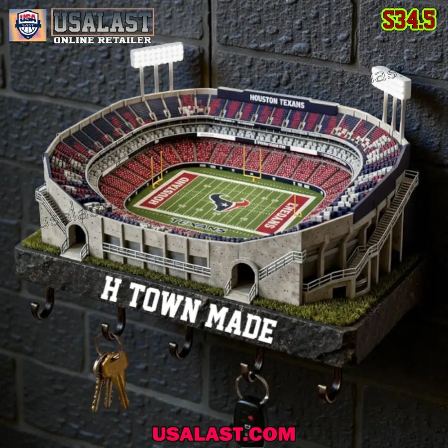 Houston Texans Sports Stadium Key Hooks, Holder - Adult & Kids T-Shirts, Sweatshirts & Hoodies apparel design preview 1