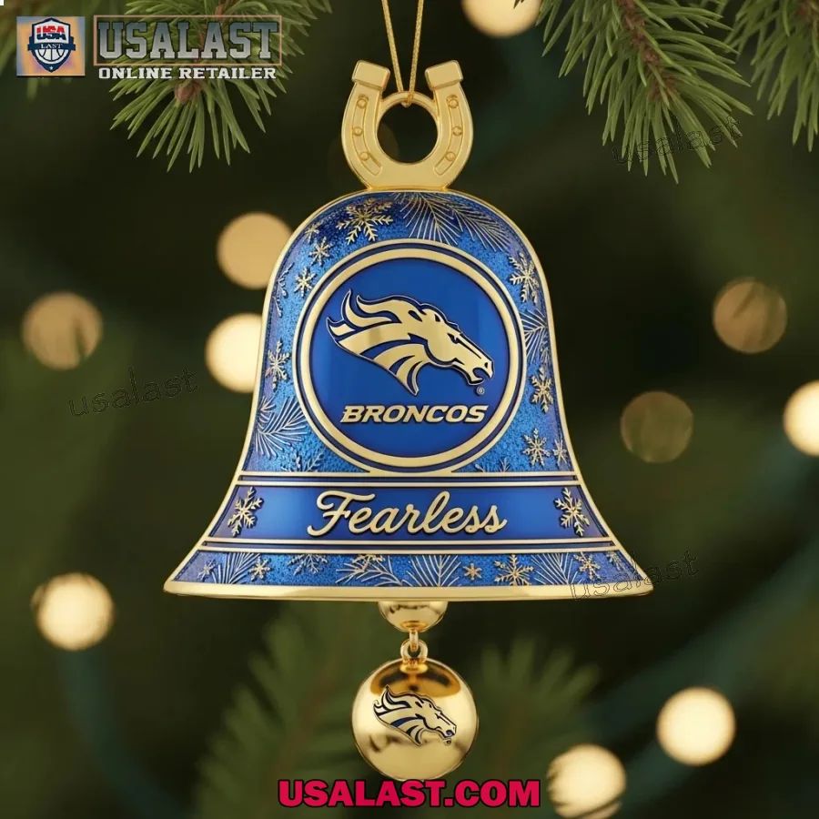 Boise State Broncos Christmas Bell Ornament - Adult & Kids T-Shirts, Sweatshirts & Hoodies apparel design preview 1