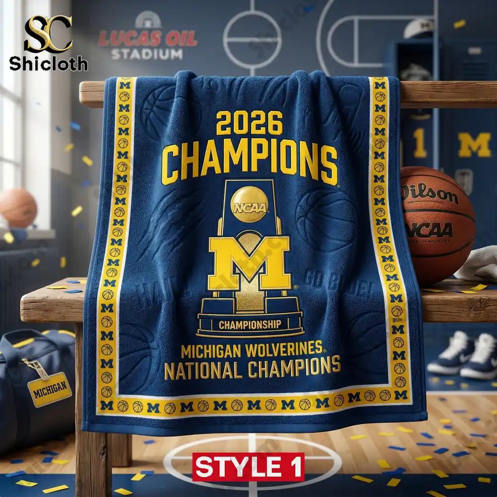 Michigan Wolverines 2026 National Champions - Adult & Kids T-Shirts, Sweatshirts & Hoodies apparel design preview 1