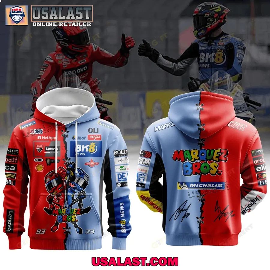 Marquez Bros Ducati All Over Printed - Adult & Kids T-Shirts, Sweatshirts & Hoodies apparel design preview 1