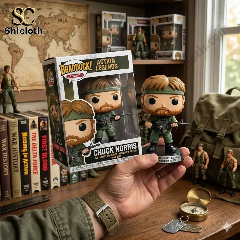 Chuck Norris Missing In Action Col James Braddock 3D - Adult & Kids T-Shirts, Sweatshirts & Hoodies apparel design preview 1