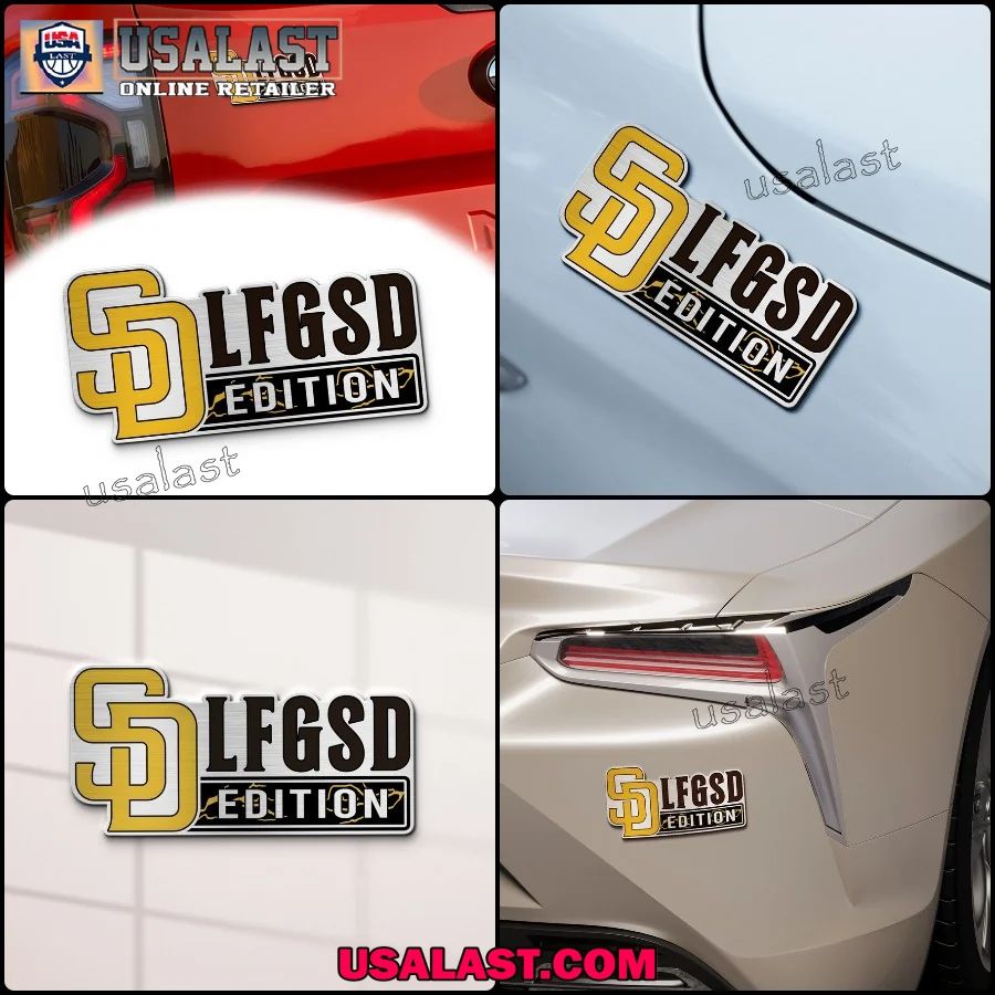 San Diego Padres Edition Engraved Car Name Badge - Adult & Kids T-Shirts, Sweatshirts & Hoodies apparel design preview 1