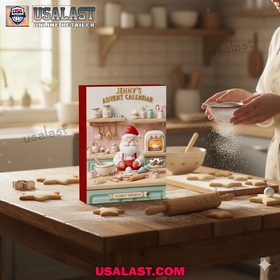 Personalized Baking Advent Calendar Christmas Gift - Adult & Kids T-Shirts, Sweatshirts & Hoodies apparel design preview 1