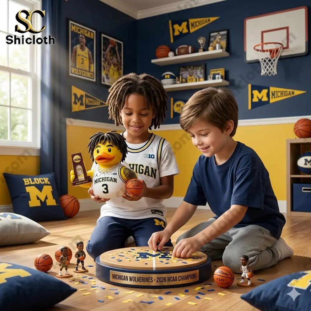 Michigan Wolverines 2026 NCAA National Commemorative - Adult & Kids T-Shirts, Sweatshirts & Hoodies apparel design preview 1