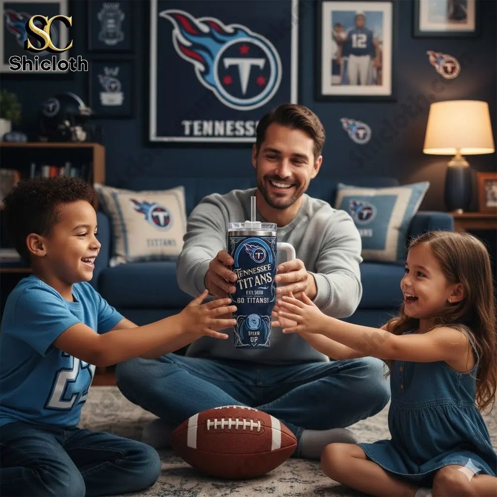 Tennessee Titans Titan Up Special YETI Tumbler - Adult & Kids T-Shirts, Sweatshirts & Hoodies apparel design preview 1