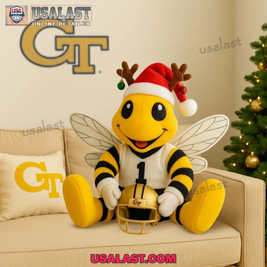 Georgia Tech Yellow Jackets Plush Shape Pillow - Adult & Kids T-Shirts, Sweatshirts & Hoodies apparel design preview 1