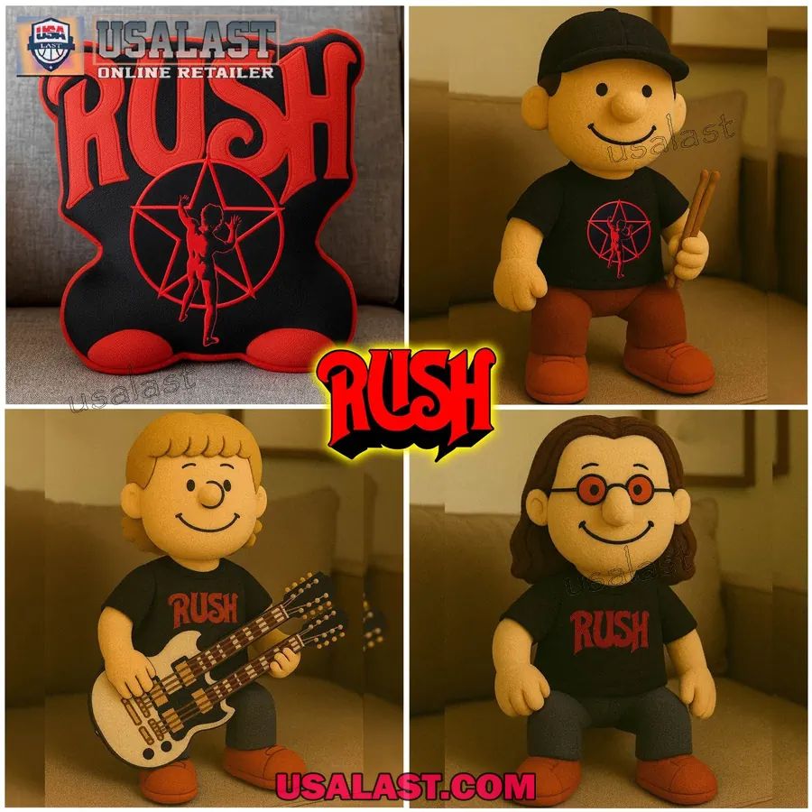 Rush Plush Shape Pillow - Adult & Kids T-Shirts, Sweatshirts & Hoodies apparel design preview 1