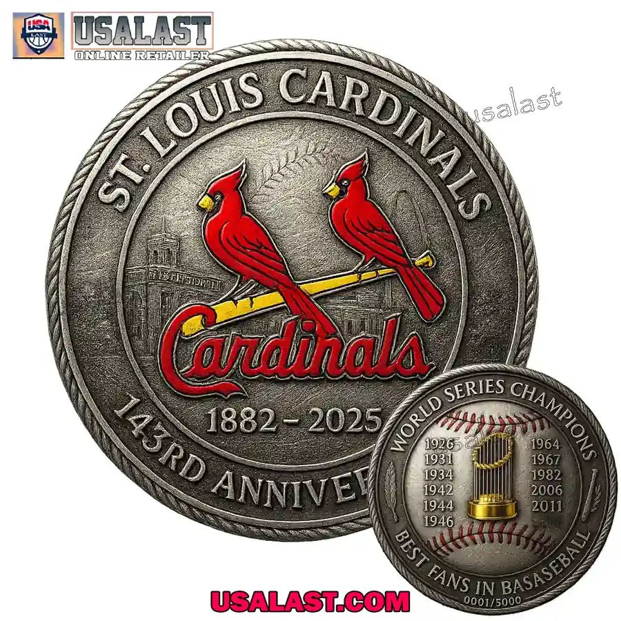 St. Louis Cardinals 143rd Anniversary Commemorative - Adult & Kids T-Shirts, Sweatshirts & Hoodies apparel design preview 1