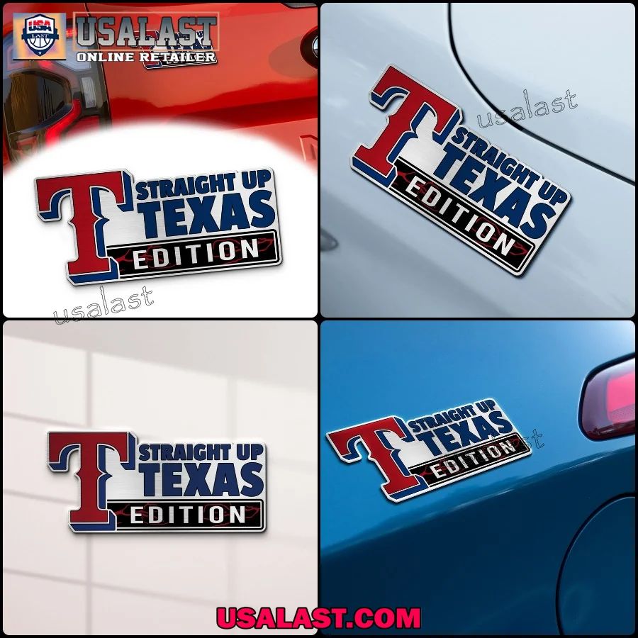 Texas Rangers Edition Engraved Car Name Badge - Adult & Kids T-Shirts, Sweatshirts & Hoodies apparel design preview 1