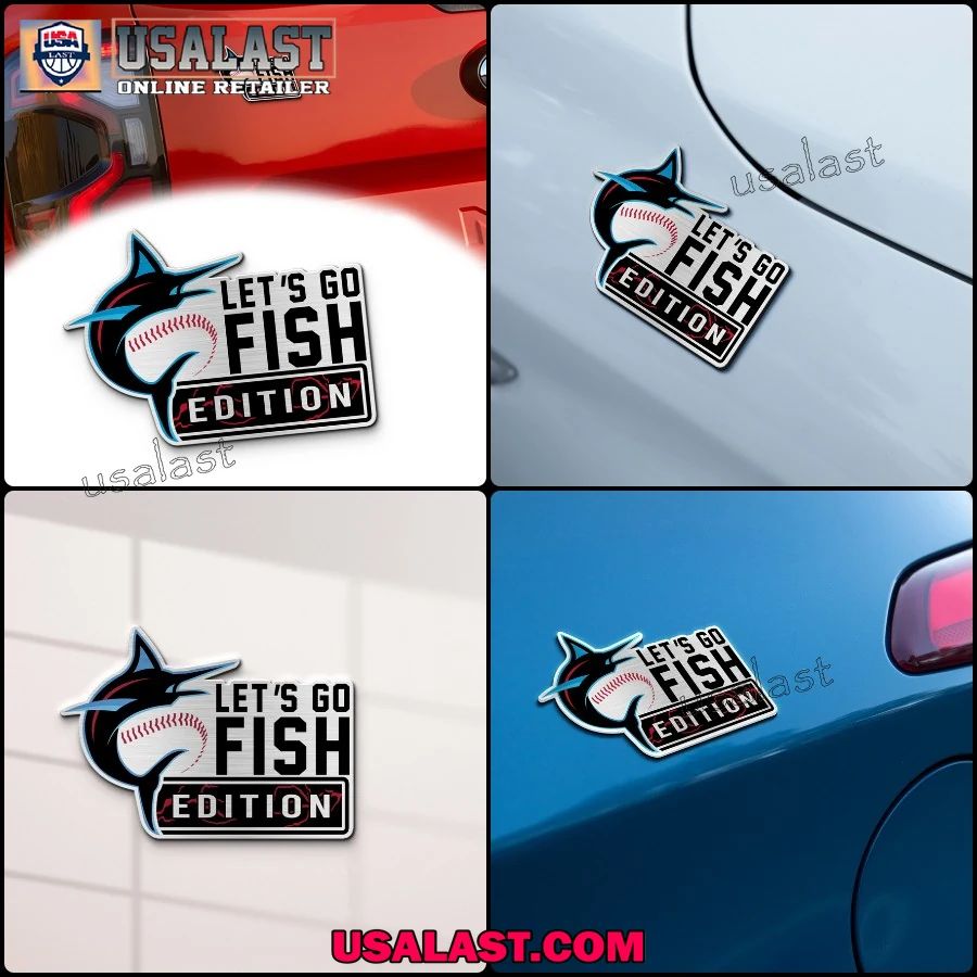 Miami Marlins Edition Engraved Car Name Badge - Adult & Kids T-Shirts, Sweatshirts & Hoodies apparel design preview 1