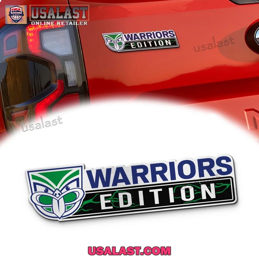 New Zealand Warriors Edition Custom 3D Car Badge - Adult & Kids T-Shirts, Sweatshirts & Hoodies apparel design preview 1