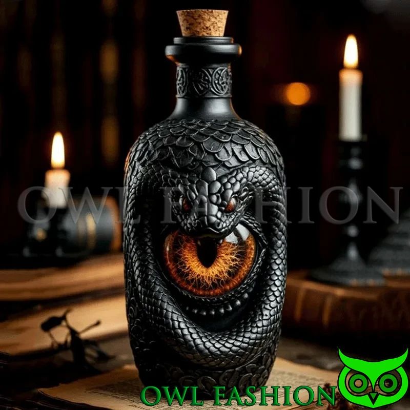 Magic Snake Eye Wine Bottle - Adult & Kids T-Shirts, Sweatshirts & Hoodies apparel design preview 1