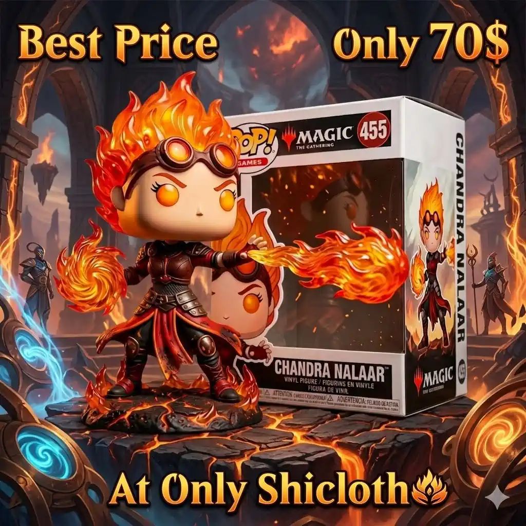 Games Magic The Gathering Chandra Nalaar Funko Pop! - Adult & Kids T-Shirts, Sweatshirts & Hoodies apparel design preview 1