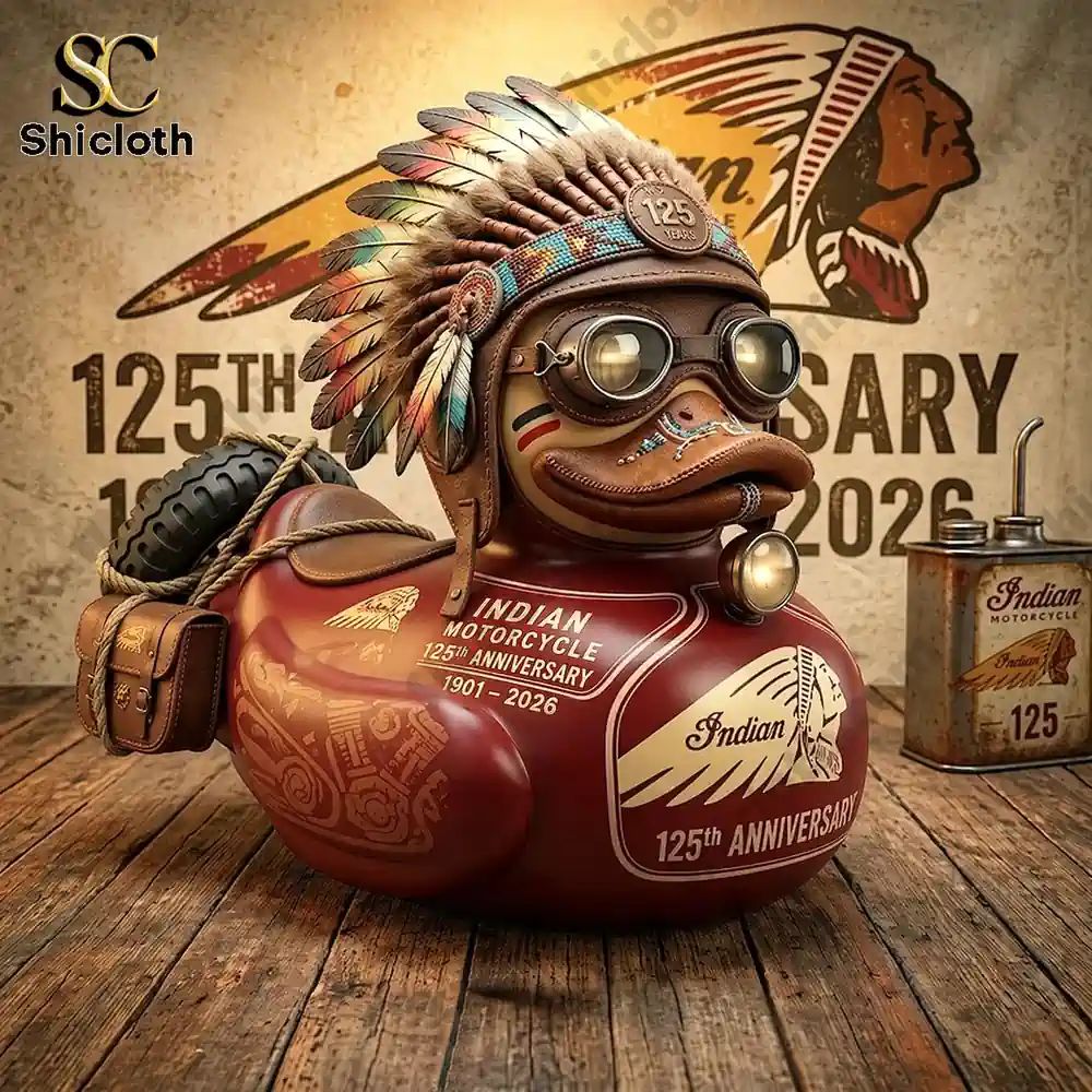 Indian Motorcycle 125th Anniversary Commemorative - Adult & Kids T-Shirts, Sweatshirts & Hoodies apparel design preview 1