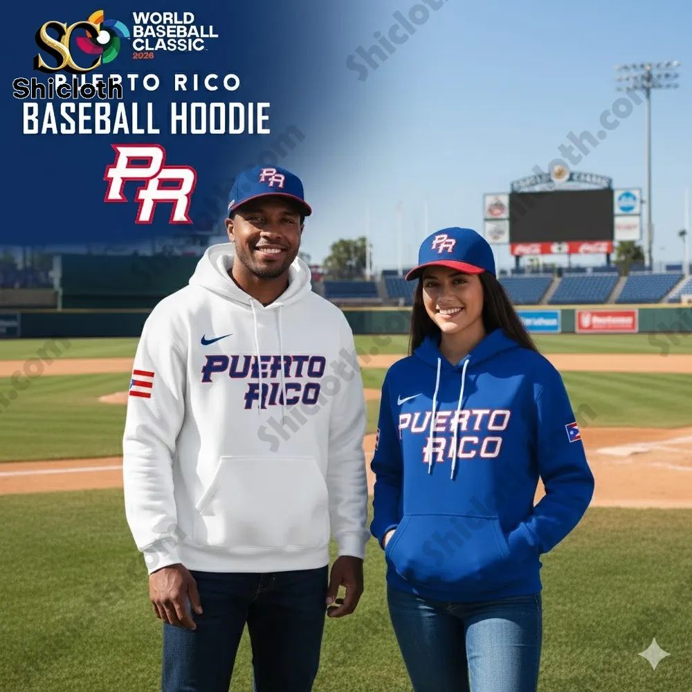 Puerto Rico Baseball 2026 World Classic Limited - Adult & Kids T-Shirts, Sweatshirts & Hoodies apparel design preview 1