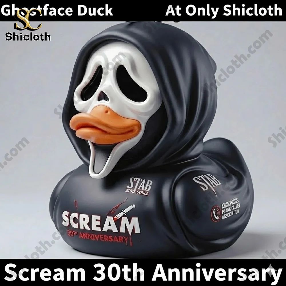 Scream 30th Anniversary Commemorative Duck - Adult & Kids T-Shirts, Sweatshirts & Hoodies apparel design preview 1