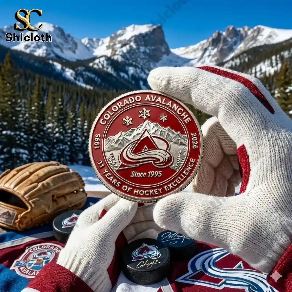 Colorado Avalanche 31st Anniversary Commemorative - Adult & Kids T-Shirts, Sweatshirts & Hoodies apparel design preview 1