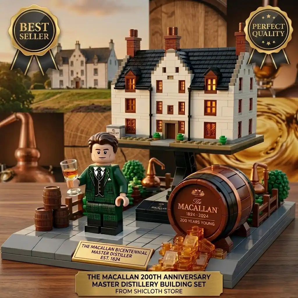 The Macallan 200th Anniversary Master Distillery - Adult & Kids T-Shirts, Sweatshirts & Hoodies apparel design preview 1