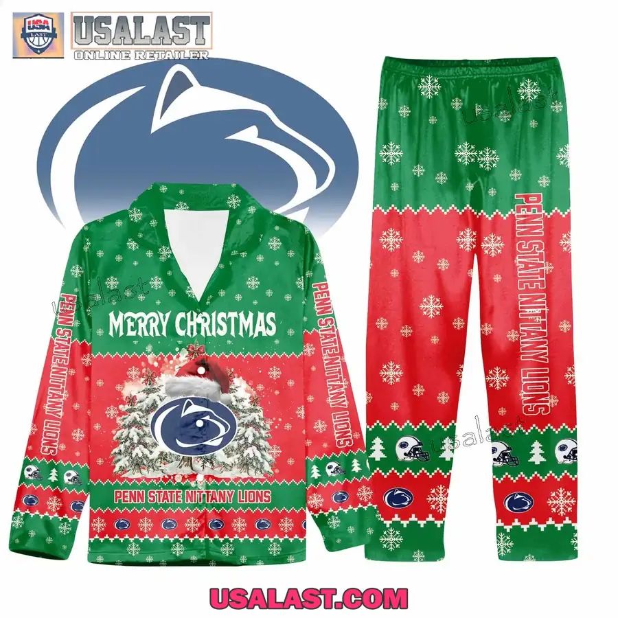 Penn State Nittany Lions Button Pajamas Set - Adult & Kids T-Shirts, Sweatshirts & Hoodies apparel design preview 1