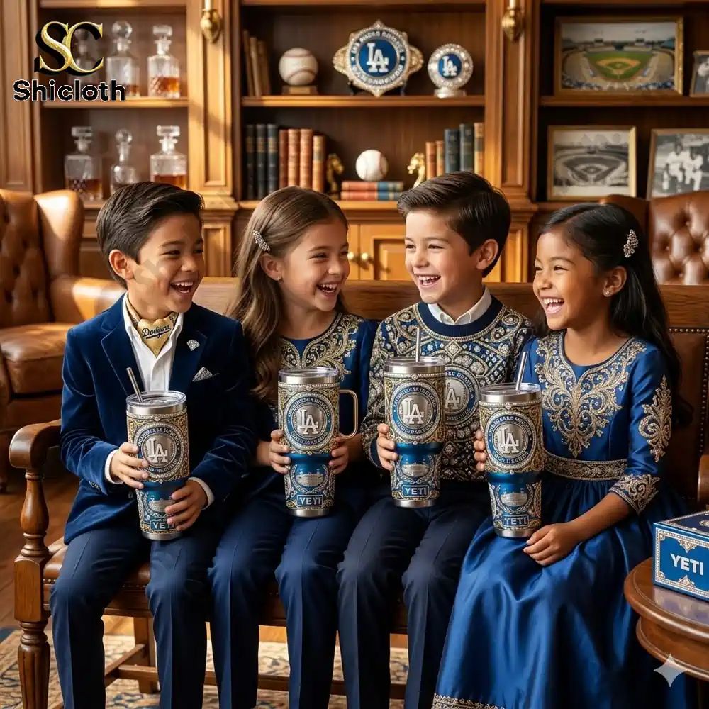 Los Angeles Dodgers Blue Heaven Tumbler - Adult & Kids T-Shirts, Sweatshirts & Hoodies apparel design preview 1